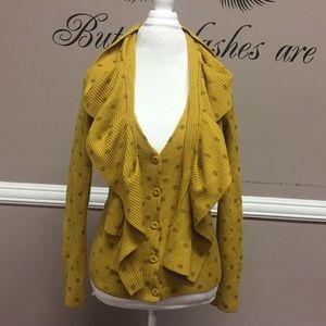 Moth Van Winkle Ruffle Cardigan